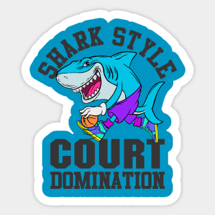 i love court basketball Sticker